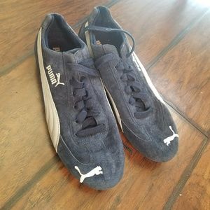 Puma sneakers navy blue suede